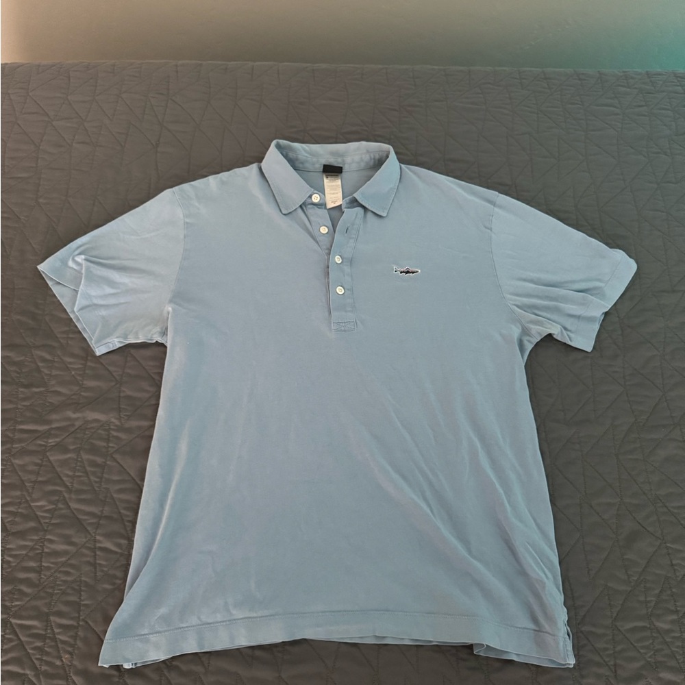 Patagonia Blue Polo Shirt with Relaxed Fit
